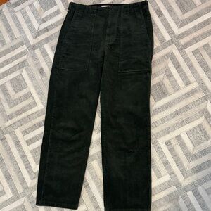 Alex Mill Forest Green, Neil Pants, Corduroy Utility Pants